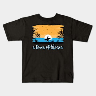 A Lover Of The Sea Kids T-Shirt